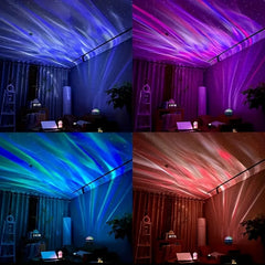 USB LED Starry Sky Projector Lamp – RGB Aurora Light with Remote Control