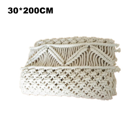 Macrame Table Runner with Tassels