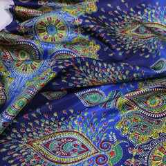 Soft Charmeuse Paisley Satin Fabric