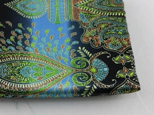 Soft Charmeuse Paisley Satin Fabric