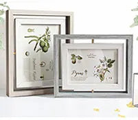 5Pcs Wooden Photo Frame Set – Multi-Size Picture & Certificate Display