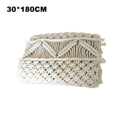 Macrame Table Runner with Tassels