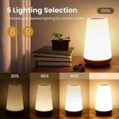 13-Color Changing RGB Night Light – Touch & Remote Control, USB Rechargeable