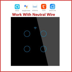 WiFi Smart Touch Switch 1/2/3/4 Gang