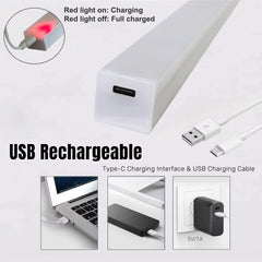 Rechargeable Motion Sensor LED Cabinet Light – Portable Induction Bar Lamp