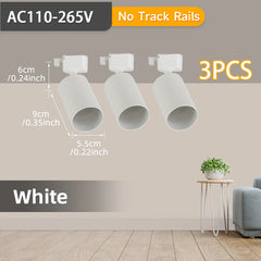 Full Set LED Track Light – GU10 Spotlight Ceiling Rail System
