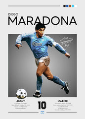 Football Celebrity Canvas Poster – Modern Sports Wall Art for Home & Gifts