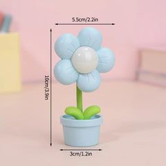 Mini LED Flower Night Light – Cute Table Lamp & Bedroom Decor Gift