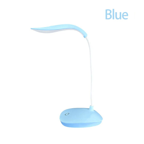 LED Reading Desk Lamp – USB Rechargeable Touch-Dimming Table Light