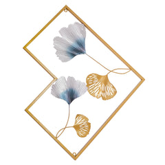 3PCS 3D Metal Ginkgo Wall Art