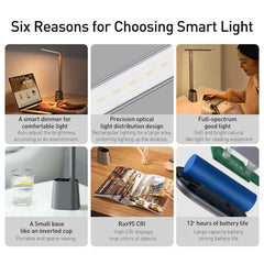 Baseus Smart LED Desk Lamp – Foldable and Eye-Friendly