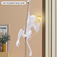 Monkey Shaped Resin Pendant Light