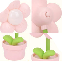 Mini LED Flower Night Light – Cute Table Lamp & Bedroom Decor Gift