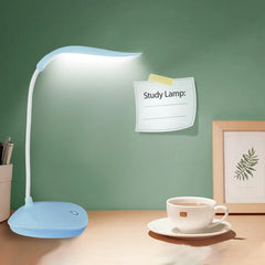 LED Reading Desk Lamp – Portable USB Rechargeable Touch Dimming Light