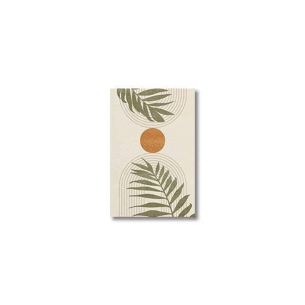 Tropical Leaves Wall Art – Abstract Boho Canvas Prints