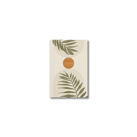 Tropical Leaves Wall Art – Abstract Boho Canvas Prints
