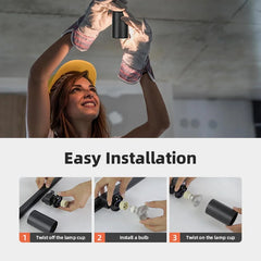 Full Set LED Track Light – GU10 Spotlight Ceiling Rail System