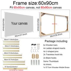 Wooden Canvas Frames for Photo & Oil Paintings
