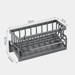 Multifunctional Sink Sponge Rack – Kitchen Organizer & Drainer
