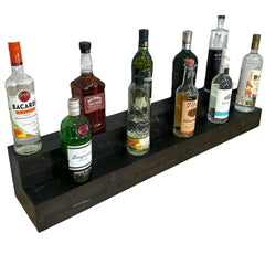 2-Tier Freestanding Liquor Bottle Display Shelf