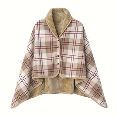 Wearable Shawl Blanket – Flannel Lazy Casual Office Blanket