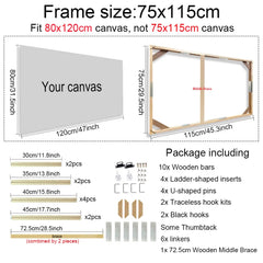 Wooden Canvas Frames for Photo & Oil Paintings