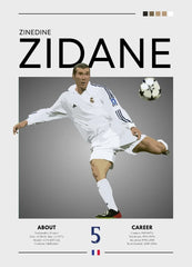 Football Celebrity Canvas Poster – Modern Sports Wall Art for Home & Gifts