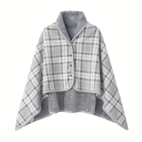 Wearable Shawl Blanket – Flannel Lazy Casual Office Blanket