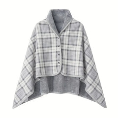 Wearable Shawl Blanket – Flannel Lazy Casual Office Blanket