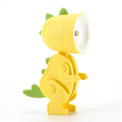 Mini Cartoon Pet Table Lamp – Folding, Dimmable, Battery-Powered LED Light