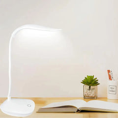 LED Reading Desk Lamp – Portable USB Rechargeable Touch Dimming Light
