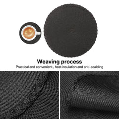 Round Braided Placemats Set of 6