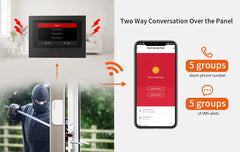 Staniot 7" Wireless Home Alarm System – WiFi/4G Smart Security Kit with Siren