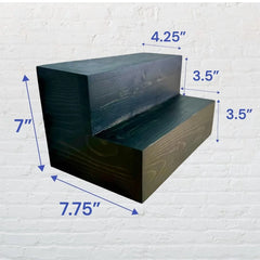 2-Tier Freestanding Liquor Bottle Display Shelf