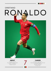 Football Celebrity Canvas Poster – Modern Sports Wall Art for Home & Gifts