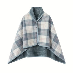 Wearable Shawl Blanket – Flannel Lazy Casual Office Blanket