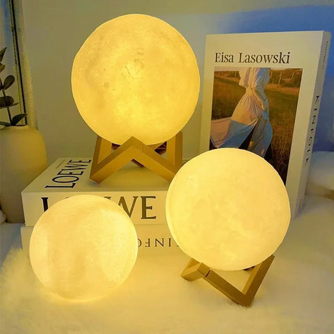 DIY Hand-Painted Moon Night Light Kit