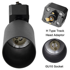 Full Set LED Track Light – GU10 Spotlight Ceiling Rail System