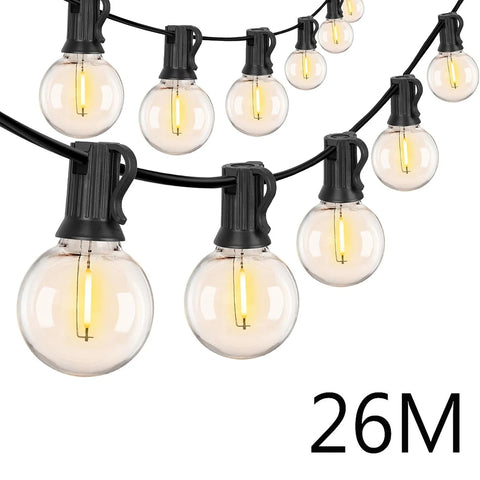 G40 LED Outdoor String Lights – 110V/220V Patio & Garden Festoon Lights