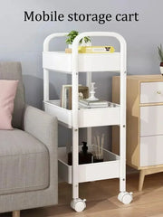 Mobile Storage Cart – Multifunctional Organizer Rack with Wheels