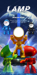 Mini Cartoon Pet Table Lamp – Folding, Dimmable, Battery-Powered LED Light