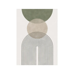 Nordic Sage Green Botanical Canvas Prints