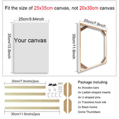 Wooden Canvas Frames for Photo & Oil Paintings