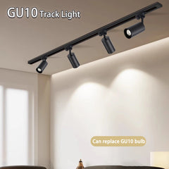 Full Set LED Track Light – GU10 Spotlight Ceiling Rail System