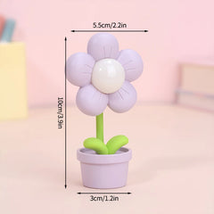 Mini LED Flower Night Light – Cute Table Lamp & Bedroom Decor Gift