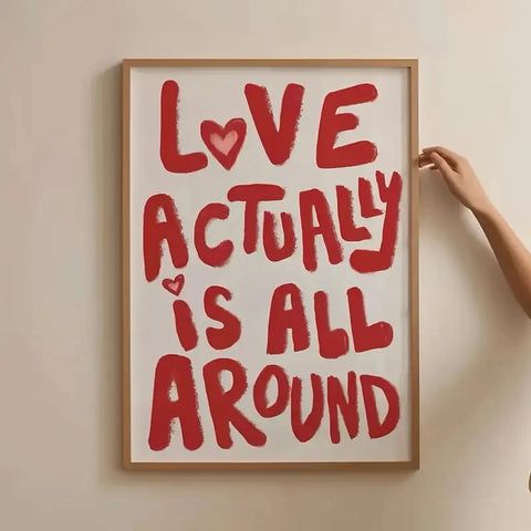 Love Actually Wall Art – Canvas Print