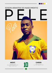 Football Celebrity Canvas Poster – Modern Sports Wall Art for Home & Gifts