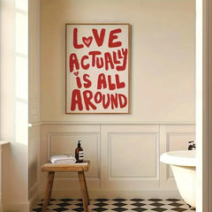 Love Actually Wall Art – Canvas Print