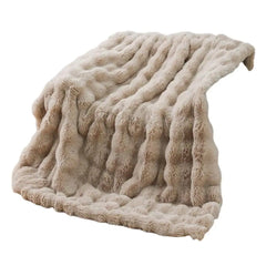 200cm Winter Throw Blanket – Thickened Plush Bubble Design