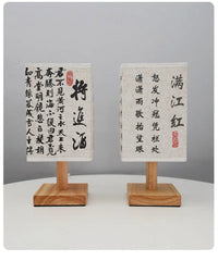 Chinese Style LED Table Lamp – Dimmable Night Light with Fabric Lampshade